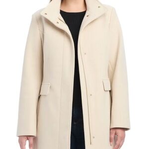 Vince Camuto Women's Full Zip Jacket cream  size small